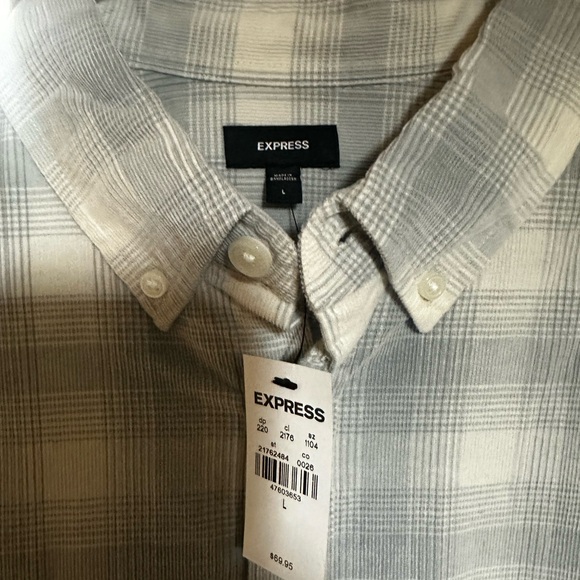 Levi's Men's Grey Plaid Shirt - Picture 2 of 3